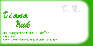 diana muk business card